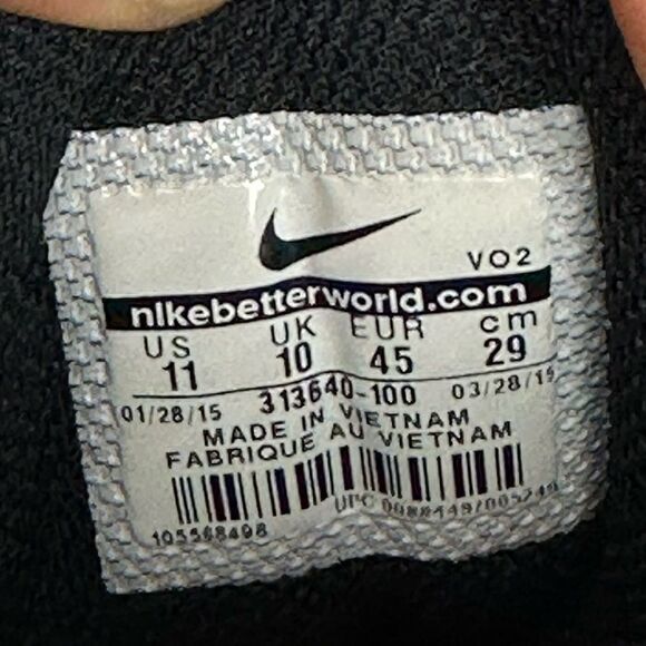 NIKE AIR FORCE III 3 Low 313640 100 MEN'S SIZE 11 RED WHIT SNEAKERS - Picture 7 of 7